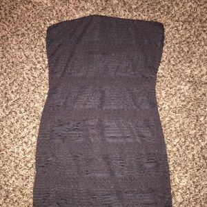 Black bodycon mini dress